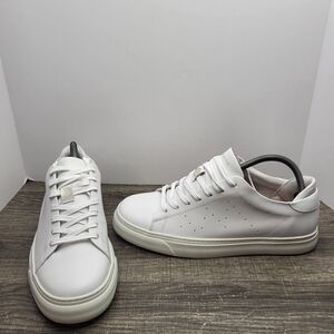 Alma Mater Shoes Men's Size 10 White Sneakers Leather Lace Up